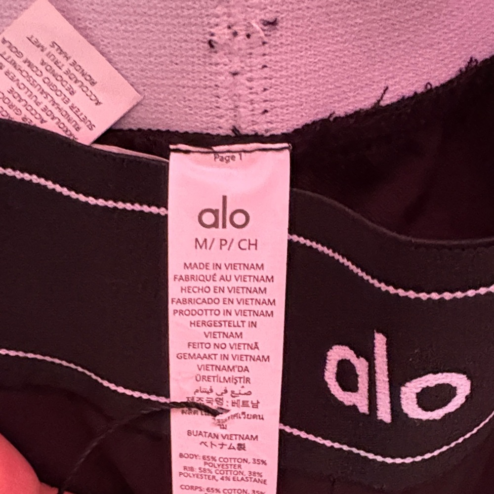 ALO Yoga Black High-Waist Pants - Picture 5 of 10